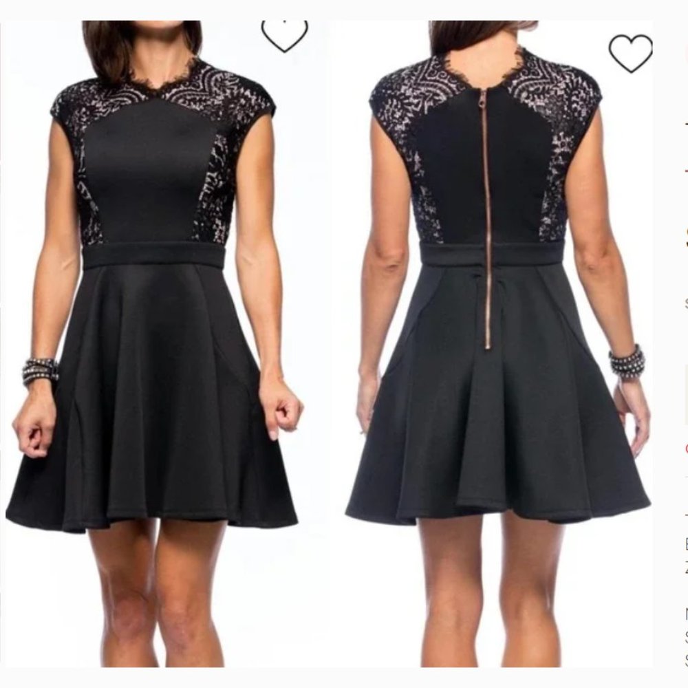 Ted Baker Lace Panel Dress, Size 0